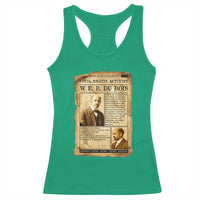 Vintage Newspaper W E B Du Bois Racerback Tank Top Civil Rights History