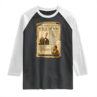 Vintage Newspaper W E B Du Bois Raglan Shirt Civil Rights History
