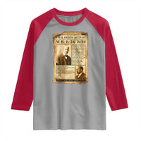 Vintage Newspaper W E B Du Bois Raglan Shirt Civil Rights History
