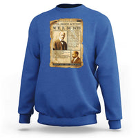 Vintage Newspaper W E B Du Bois Sweatshirt Civil Rights History
