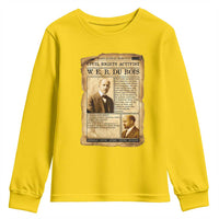 Vintage Newspaper W E B Du Bois Youth Sweatshirt Civil Rights History