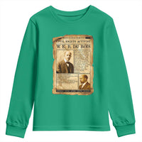 Vintage Newspaper W E B Du Bois Youth Sweatshirt Civil Rights History
