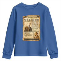 Vintage Newspaper W E B Du Bois Youth Sweatshirt Civil Rights History