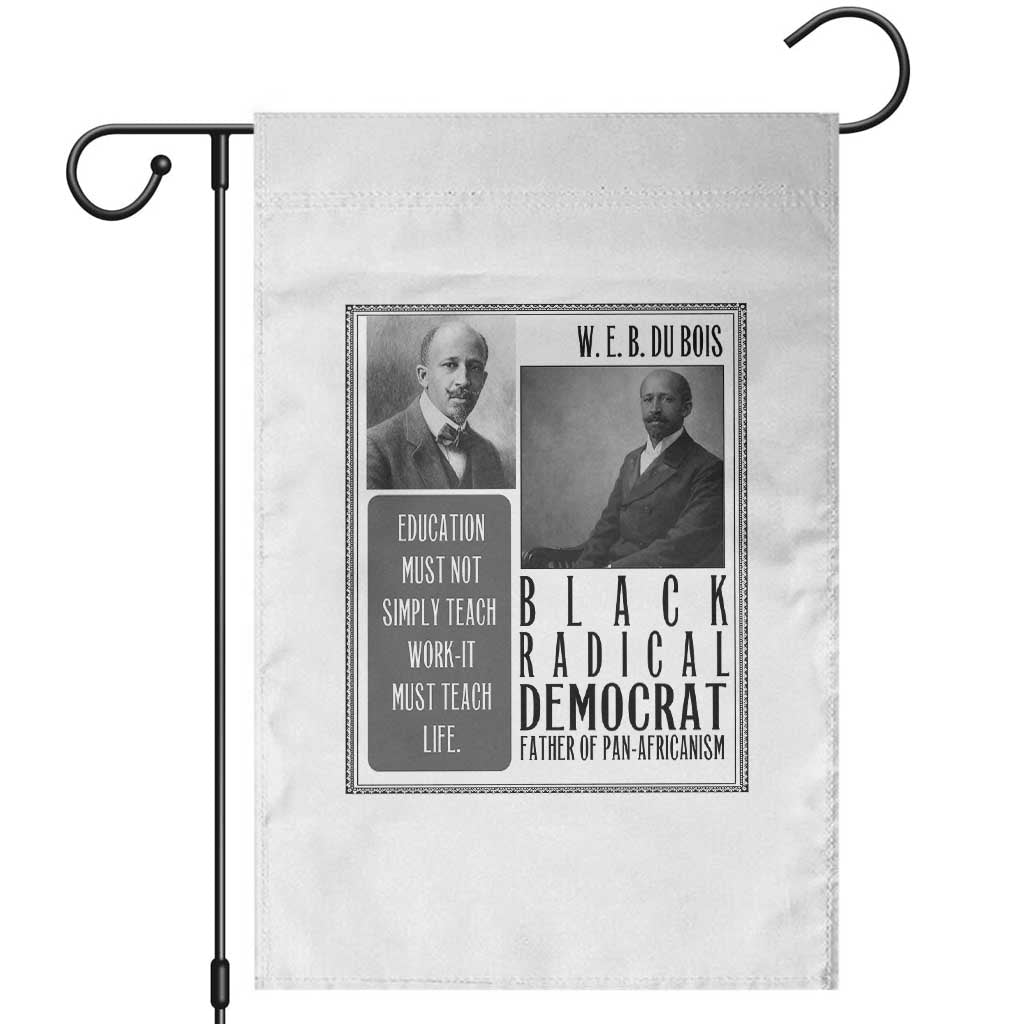 W E B Du Bois Garden Flag Pan Africanism Intellectual Leader