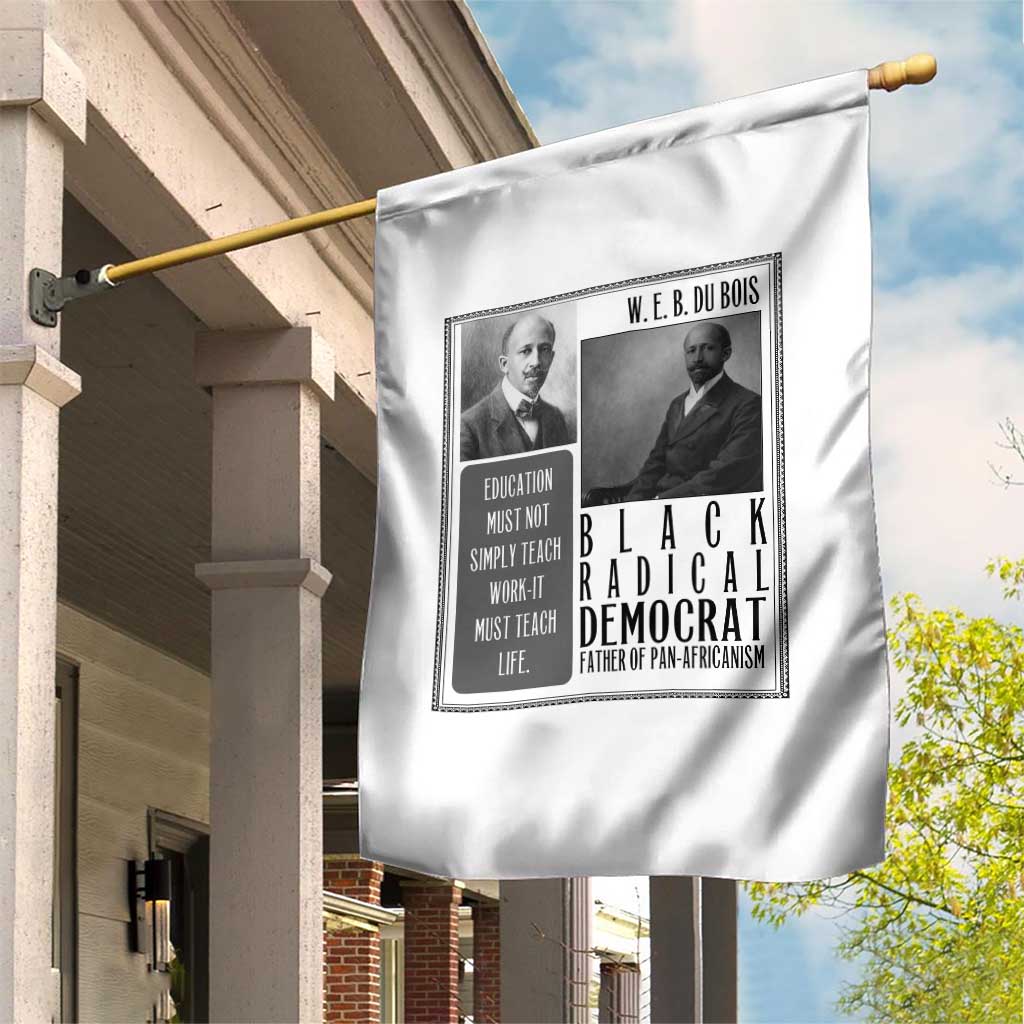 W E B Du Bois Garden Flag Pan Africanism Intellectual Leader