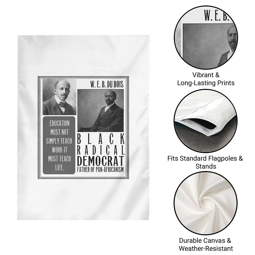 W E B Du Bois Garden Flag Pan Africanism Intellectual Leader