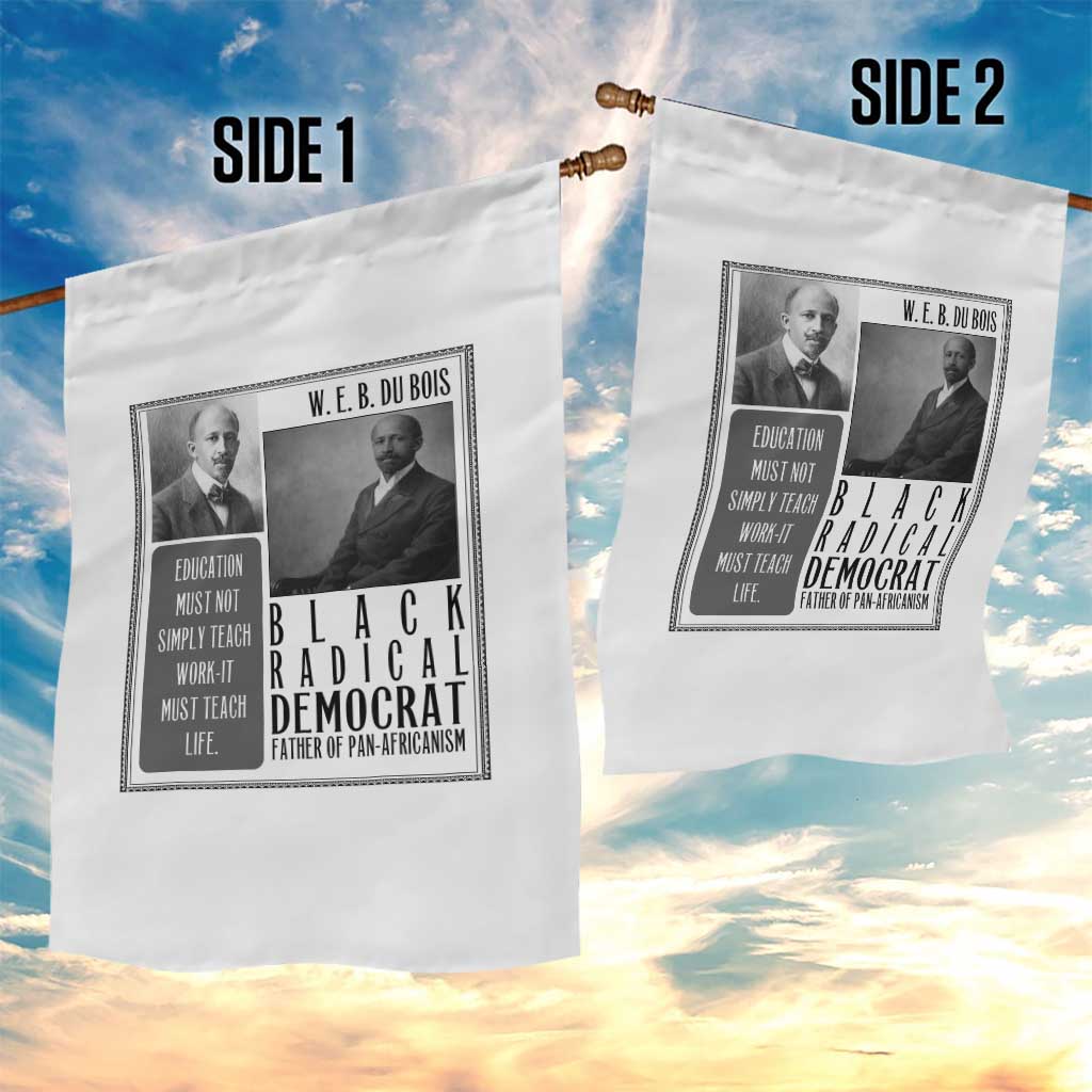 W E B Du Bois Garden Flag Pan Africanism Intellectual Leader