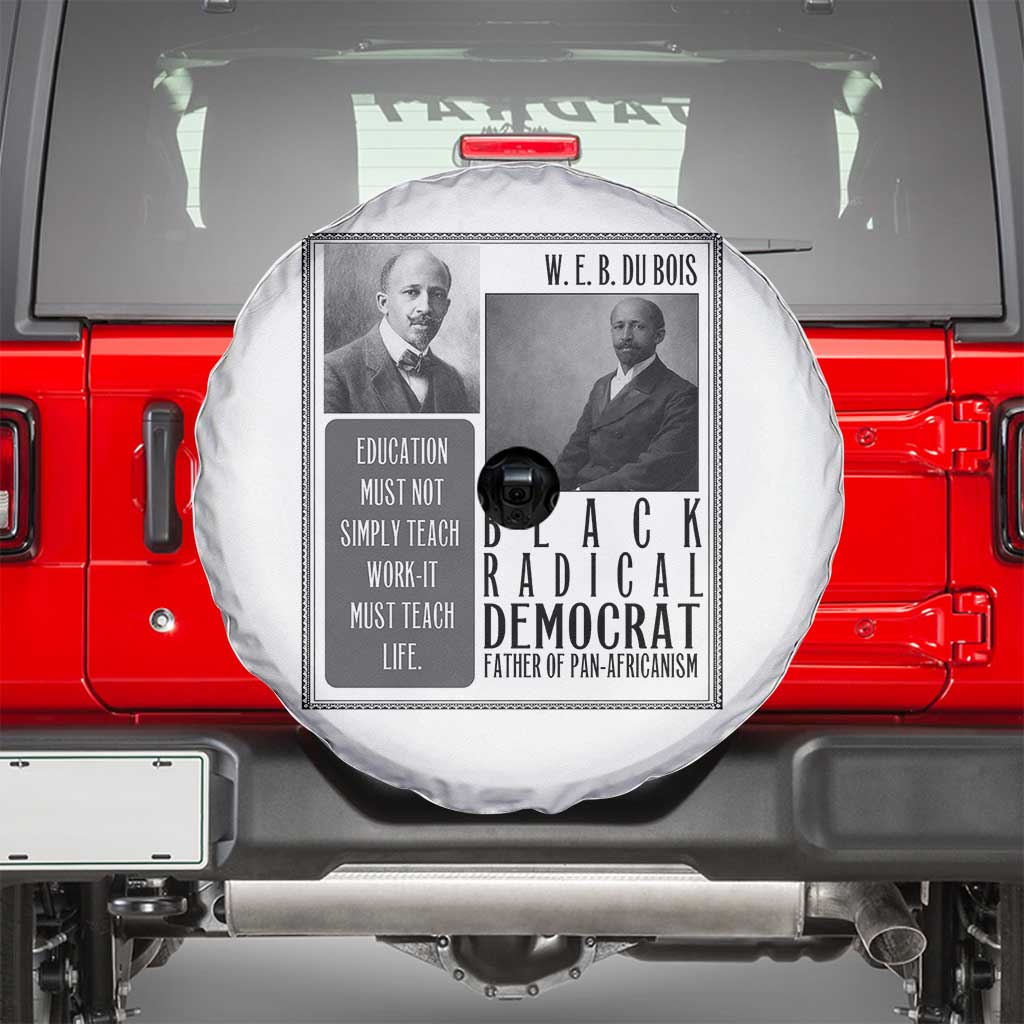 W E B Du Bois Spare Tire Cover Pan Africanism Intellectual Leader