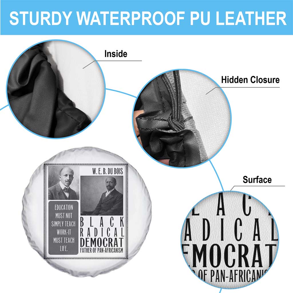 W E B Du Bois Spare Tire Cover Pan Africanism Intellectual Leader