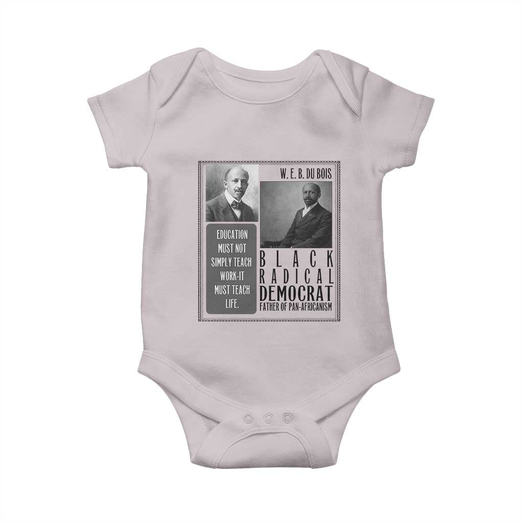 W E B Du Bois Baby Onesie Pan Africanism Intellectual Leader