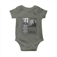 W E B Du Bois Baby Onesie Pan Africanism Intellectual Leader
