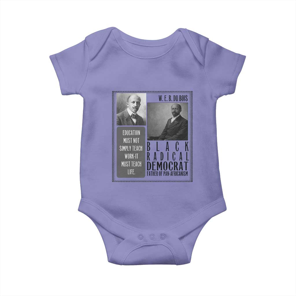 W E B Du Bois Baby Onesie Pan Africanism Intellectual Leader