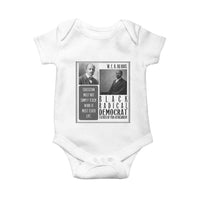 W E B Du Bois Baby Onesie Pan Africanism Intellectual Leader