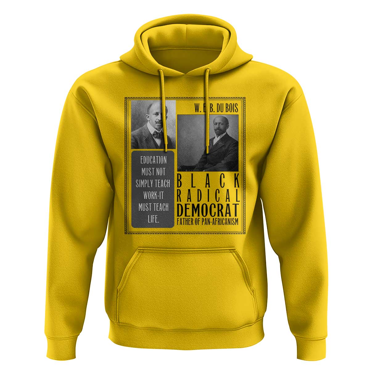 W E B Du Bois Hoodie Pan Africanism Intellectual Leader