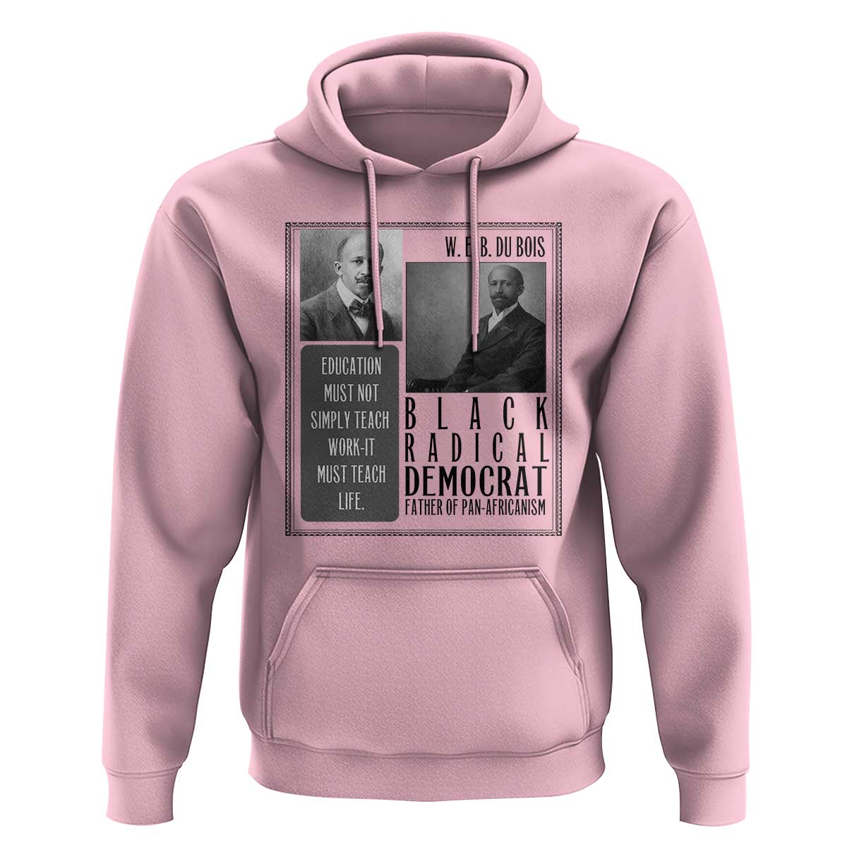W E B Du Bois Hoodie Pan Africanism Intellectual Leader