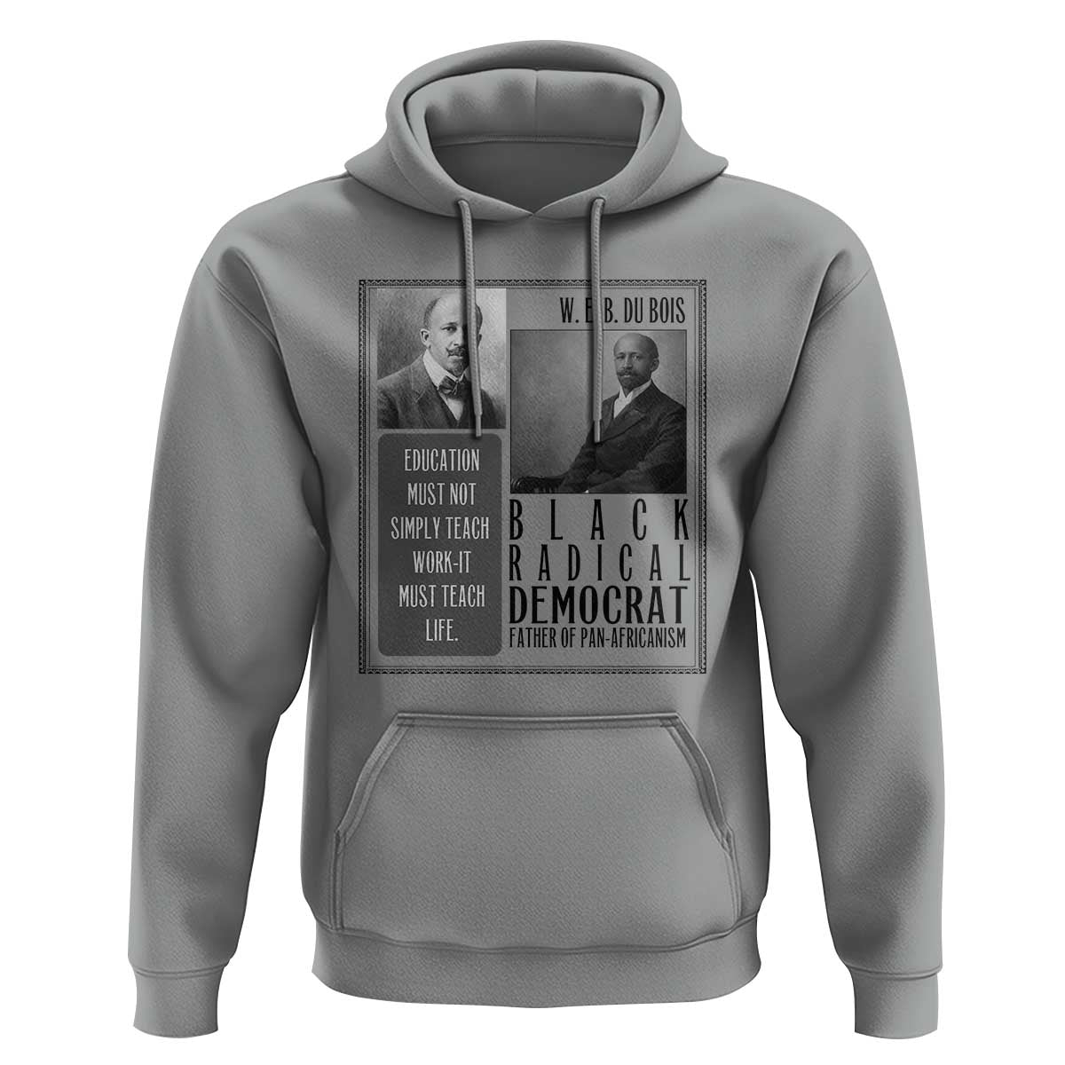 W E B Du Bois Hoodie Pan Africanism Intellectual Leader