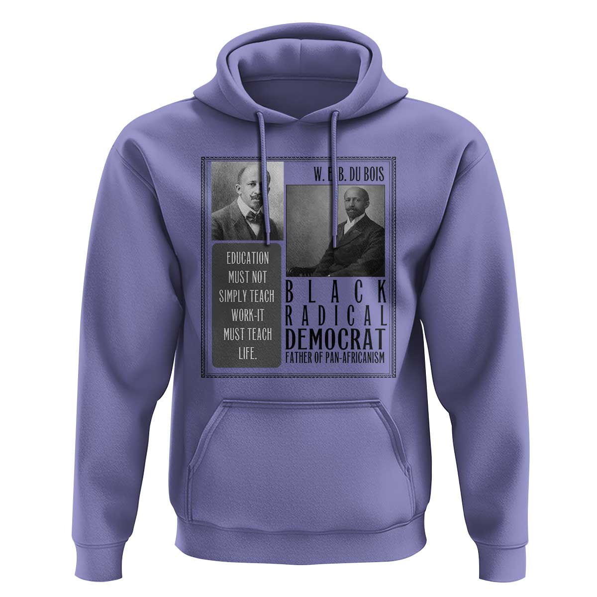 W E B Du Bois Hoodie Pan Africanism Intellectual Leader