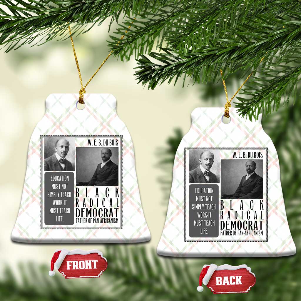 W E B Du Bois Ceramic Ornament Pan Africanism Intellectual Leader