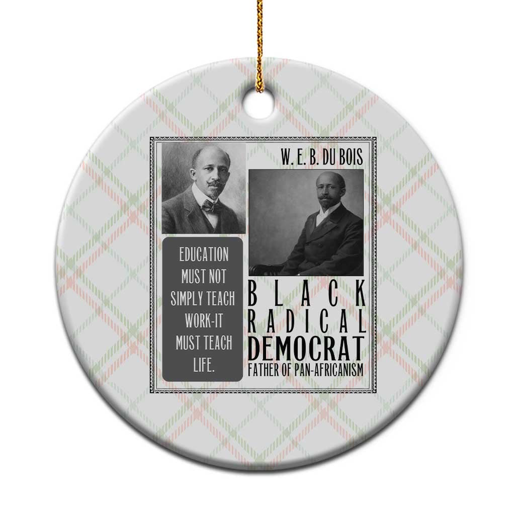 W E B Du Bois Ceramic Ornament Pan Africanism Intellectual Leader