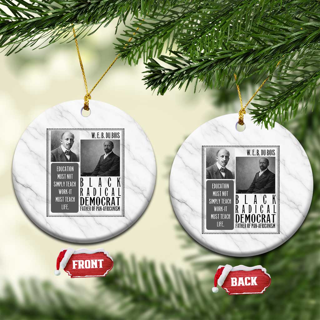 W E B Du Bois Ceramic Ornament Pan Africanism Intellectual Leader