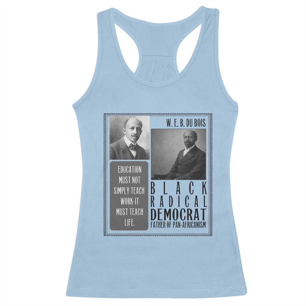 W E B Du Bois Racerback Tank Top Pan Africanism Intellectual Leader