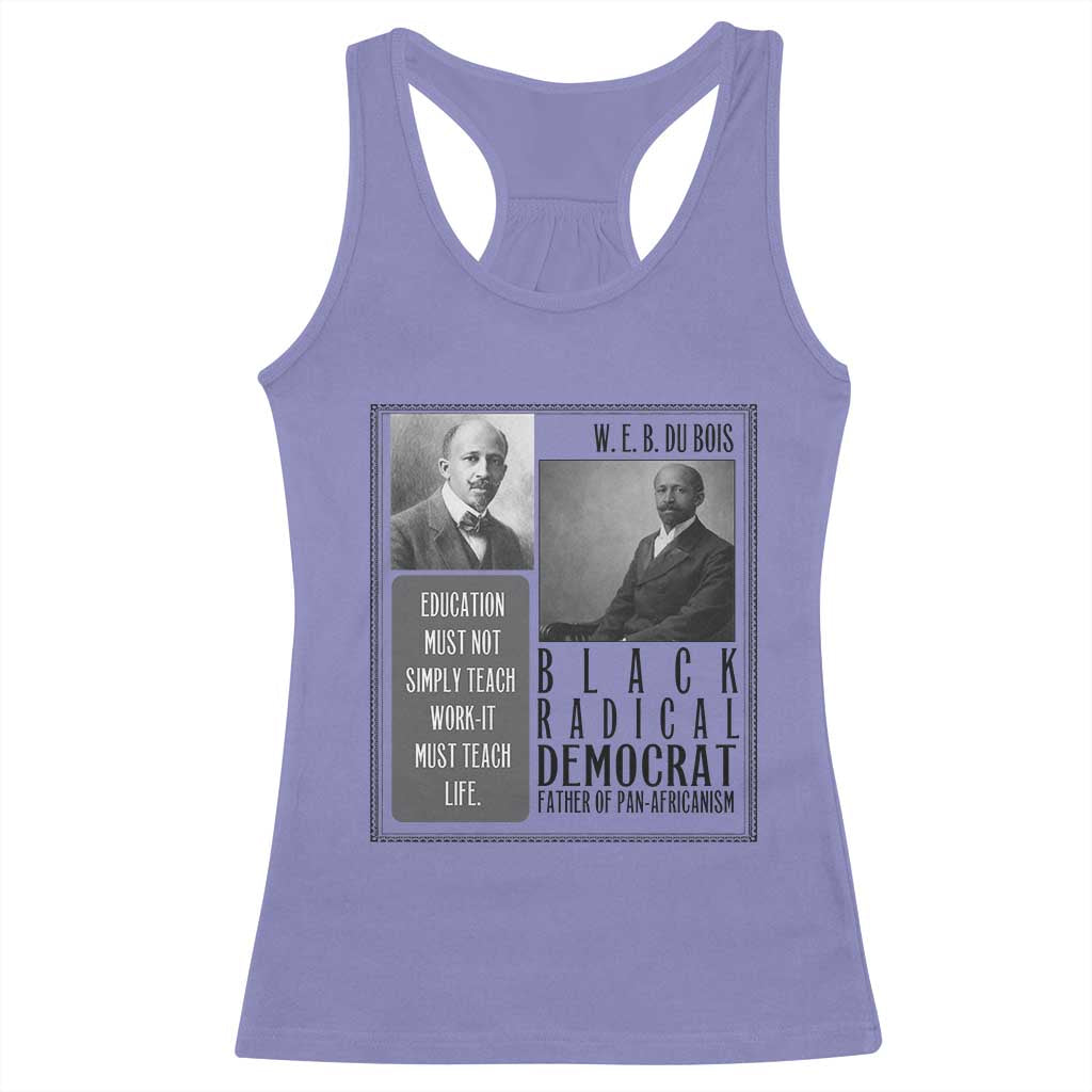 W E B Du Bois Racerback Tank Top Pan Africanism Intellectual Leader