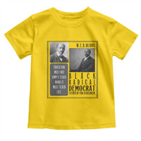W E B Du Bois Toddler T Shirt Pan Africanism Intellectual Leader