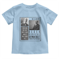 W E B Du Bois Toddler T Shirt Pan Africanism Intellectual Leader