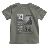 W E B Du Bois Toddler T Shirt Pan Africanism Intellectual Leader