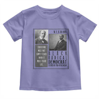 W E B Du Bois Toddler T Shirt Pan Africanism Intellectual Leader