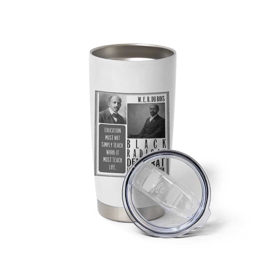 W E B Du Bois Tumbler Cup Pan Africanism Intellectual Leader