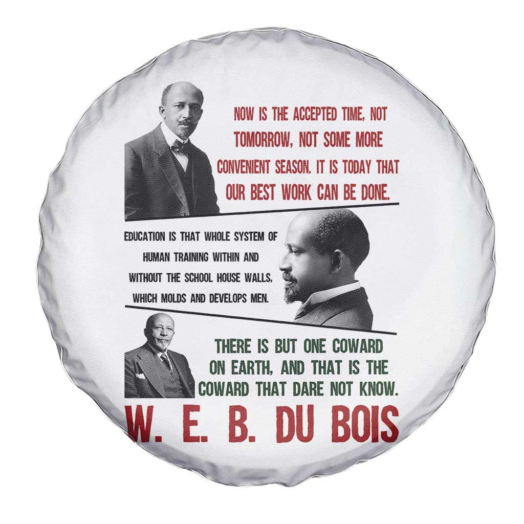 W E B Du Bois Education And Human Development Quote Spare Tire Cover