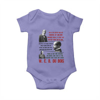W E B Du Bois Education And Human Development Quote Baby Onesie