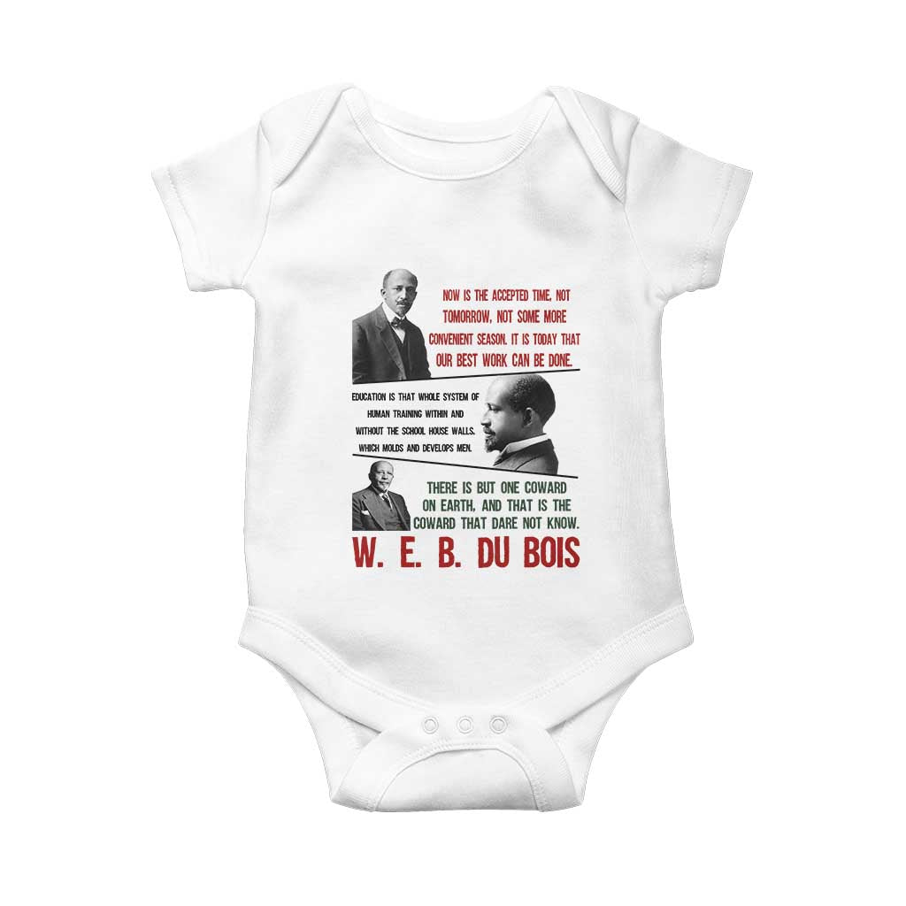 W E B Du Bois Education And Human Development Quote Baby Onesie