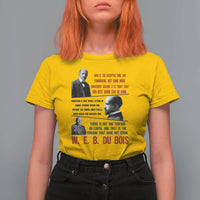 W E B Du Bois Education And Human Development Quote T Shirt For Women