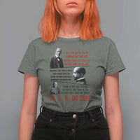 W E B Du Bois Education And Human Development Quote T Shirt For Women