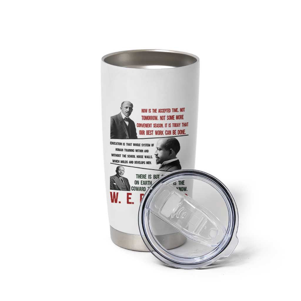 W E B Du Bois Education And Human Development Quote Tumbler Cup