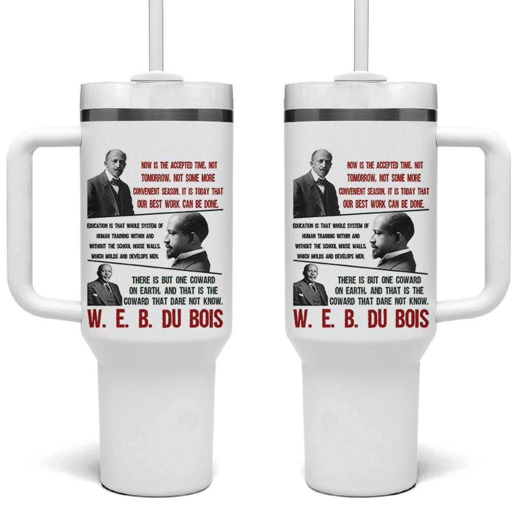 W E B Du Bois Education And Human Development Quote Tumbler With Handle