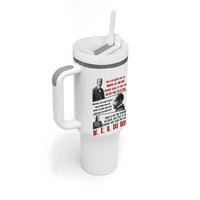 W E B Du Bois Education And Human Development Quote Tumbler With Handle