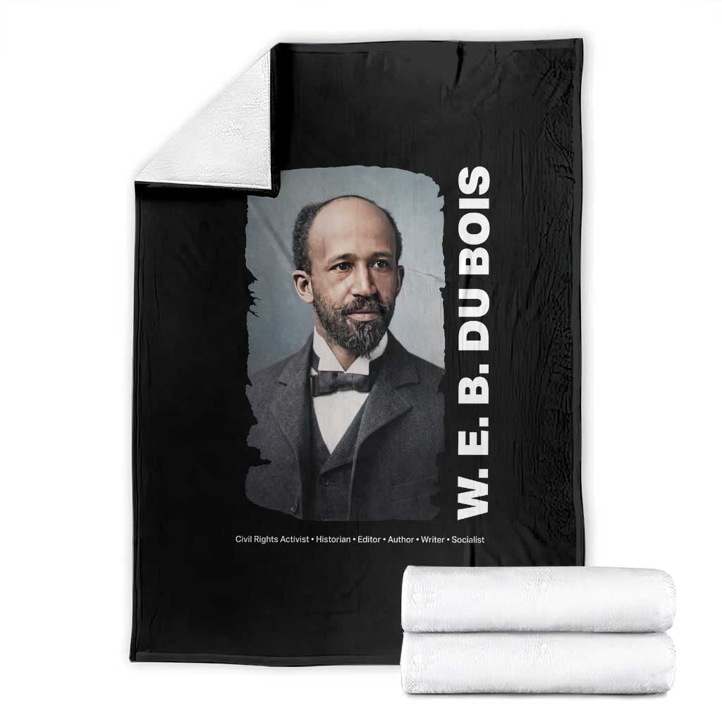 W E B Du Bois Throw Blanket Black Thought Leader And Intellectual Legacy
