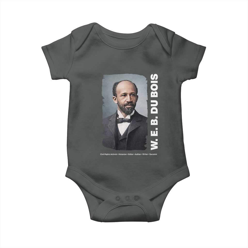 W E B Du Bois Baby Onesie Black Thought Leader And Intellectual Legacy