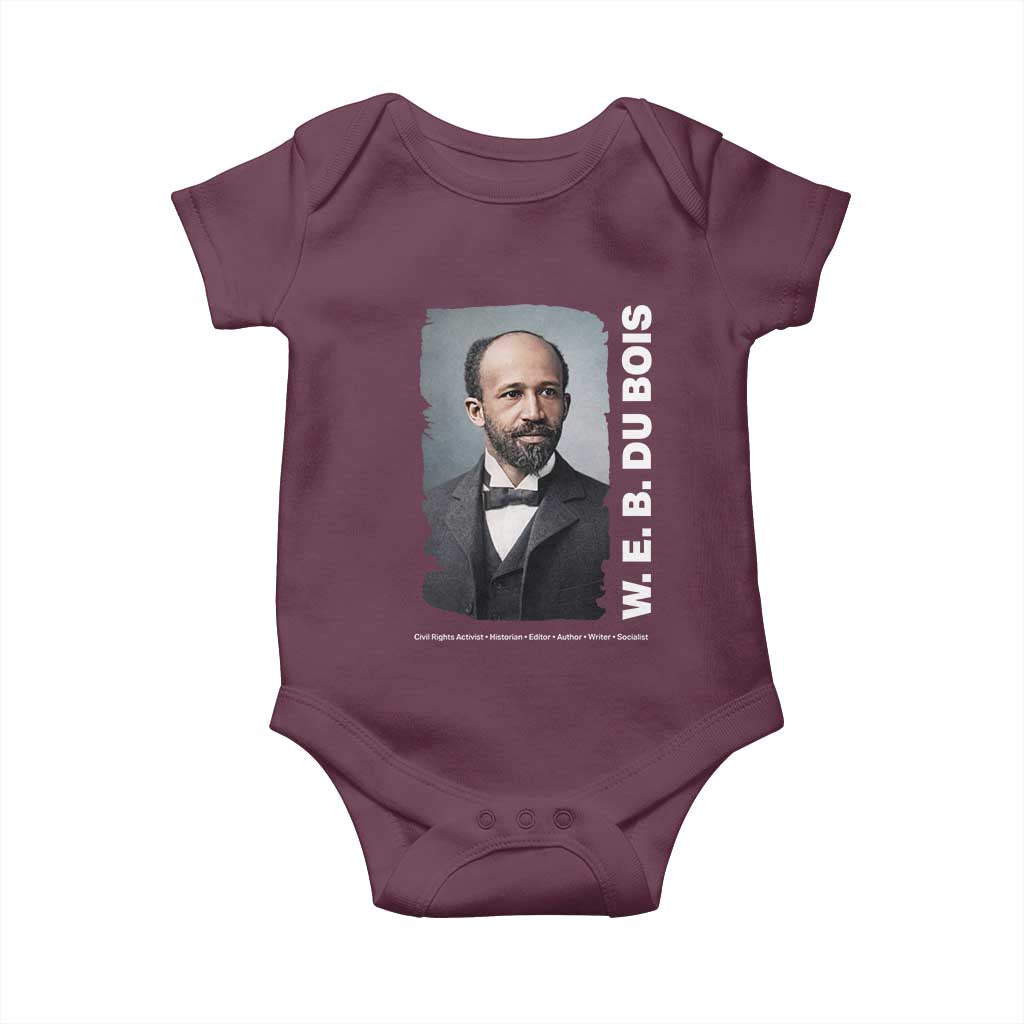 W E B Du Bois Baby Onesie Black Thought Leader And Intellectual Legacy