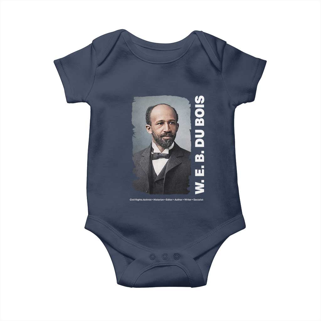 W E B Du Bois Baby Onesie Black Thought Leader And Intellectual Legacy