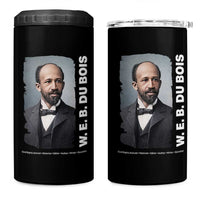 W E B Du Bois 4 in 1 Can Cooler Tumbler Black Thought Leader And Intellectual Legacy