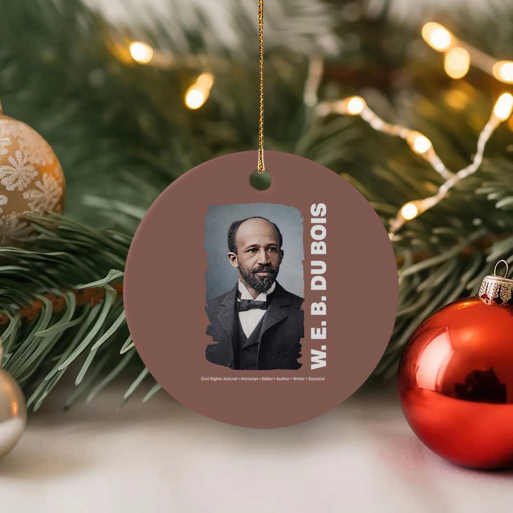 W E B Du Bois Ceramic Ornament Black Thought Leader And Intellectual Legacy