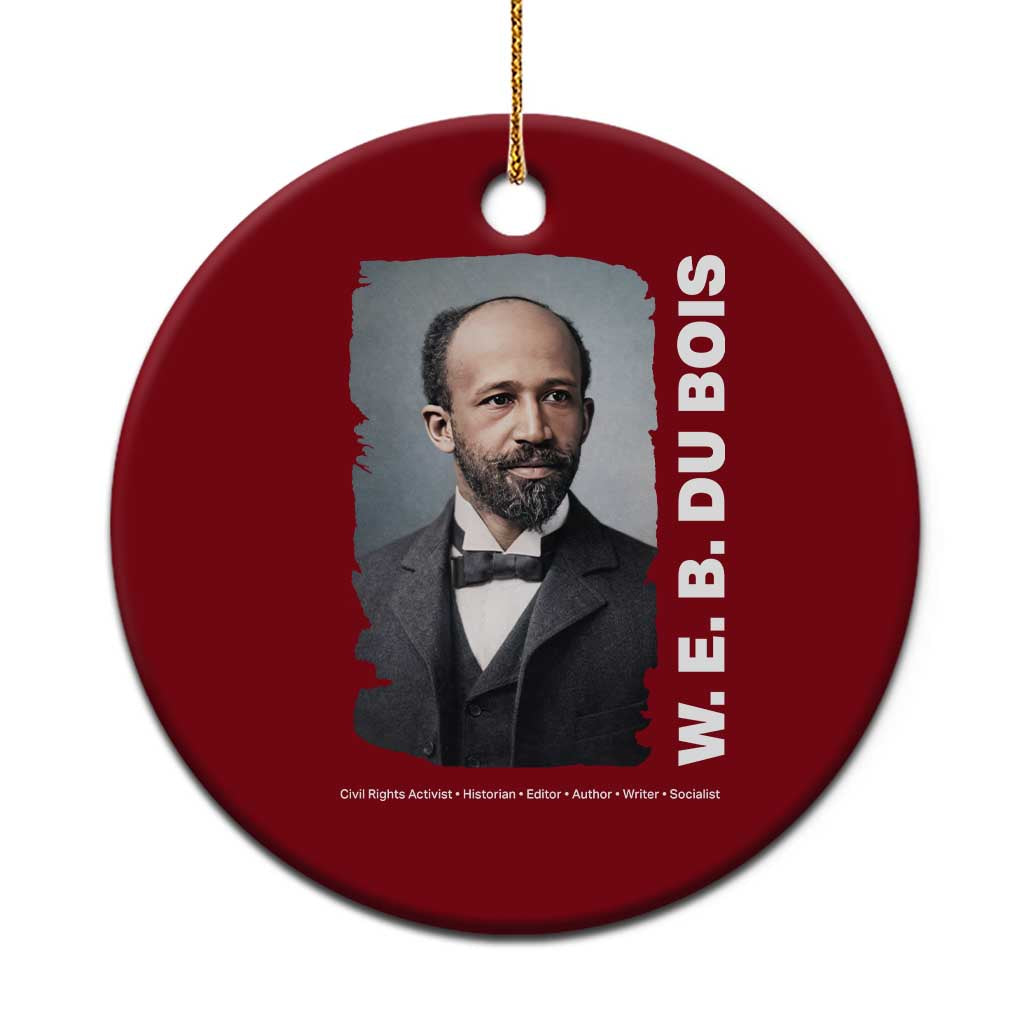 W E B Du Bois Ceramic Ornament Black Thought Leader And Intellectual Legacy