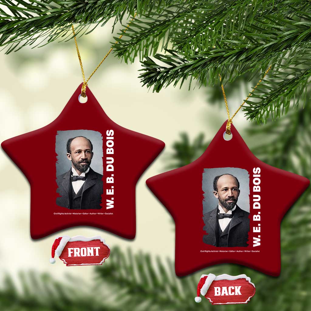 W E B Du Bois Ceramic Ornament Black Thought Leader And Intellectual Legacy