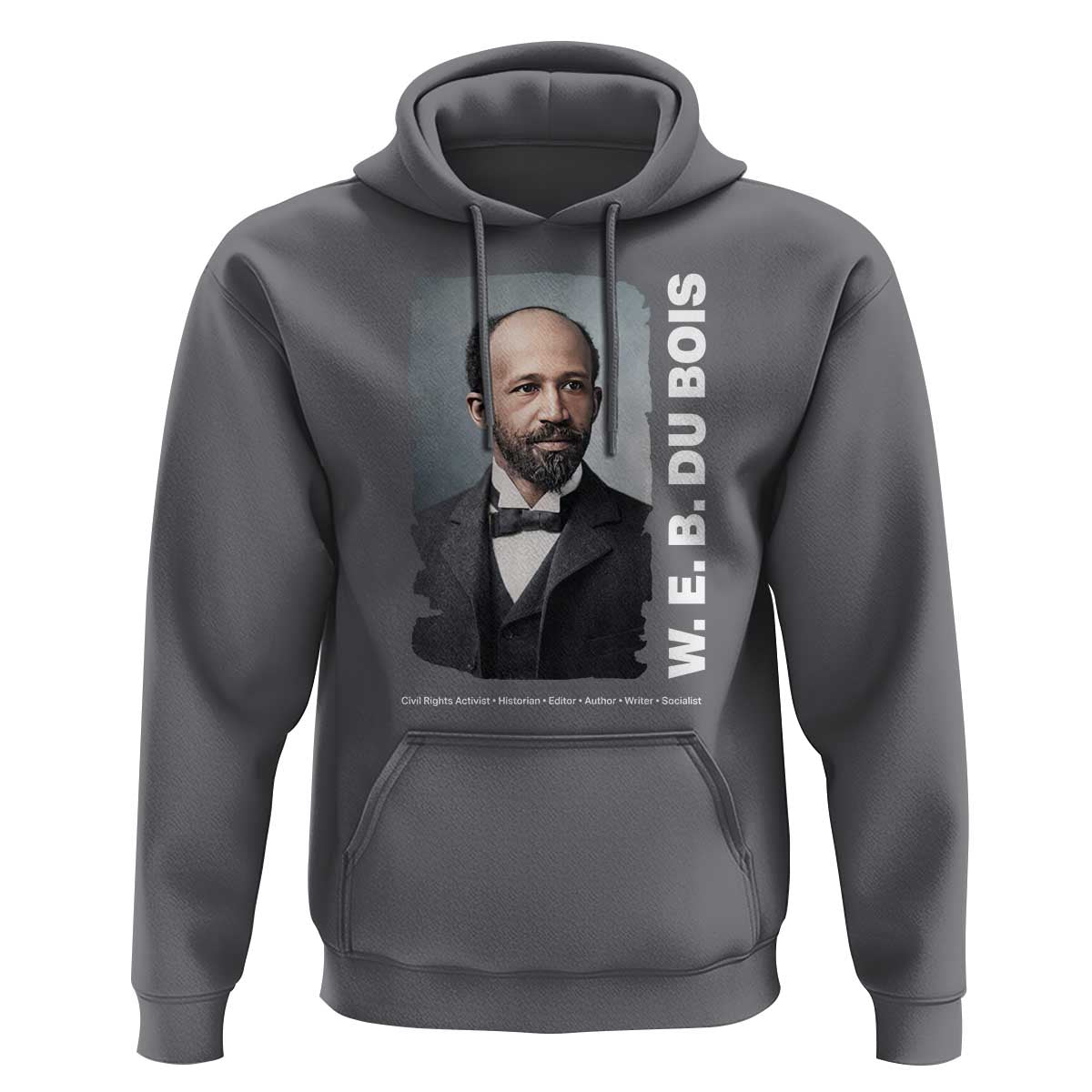 W E B Du Bois Hoodie Black Thought Leader And Intellectual Legacy