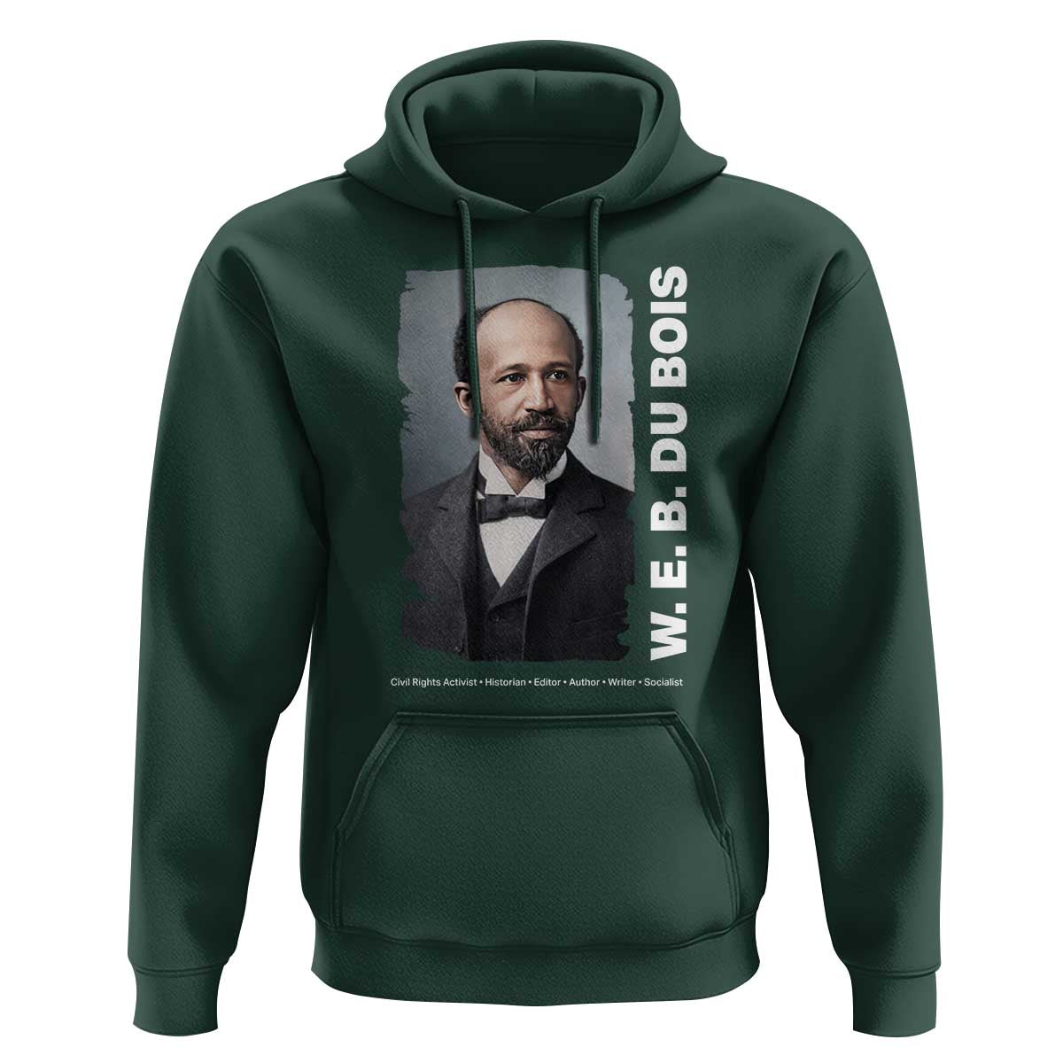 W E B Du Bois Hoodie Black Thought Leader And Intellectual Legacy