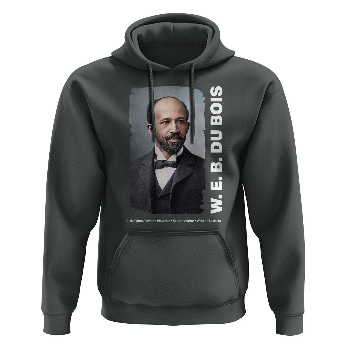 W E B Du Bois Hoodie Black Thought Leader And Intellectual Legacy